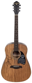 John Mellencamp Signed Oscar Schmidt Acoustic Guitar (PSA/DNA)